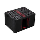 Kicker QUAD Black 12″ 2-Ohm Loaded Subwoofer Enclosure  47QL7R122