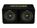 Kicker Dual 10" CompC Enclosure 44DCWC102