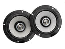 Kicker 6.5”, 4 Channel Kit 2015 & up Harley Davidson Road Glide with grilles “Shark-Nose” 50HDR154