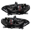 Oracle Lighting 18-23 Ford Mustang Dynamic ColorSHIFT LED Headlights - Black Series