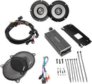 Kicker 6.5”, 4 Channel Kit 2014 &  up Harley Davidson Electra Glide, Street Glide, & Ultra Glide with grilles “Bat-Wing”
