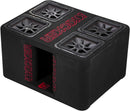 Kicker QUAD Black 12″ 2-Ohm Loaded Subwoofer Enclosure  47QL7R122