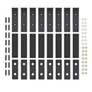 Westin Grate Steps Running Boards 83 in - Textured Black