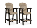 Ashley Fairen Trail Outdoor Barstool (Set of 2)