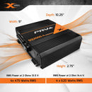 PRV Audio SQ2000.4 2Ω 4 Channel Full Range Amplifier