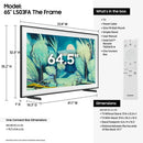Samsung - 65” Class LS03FA The Frame Series QLED 4K UHD Art Mode SamsungVision AI Smart TV