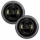 Oracle 7in High Powered LED Headlights - Black Bezel - ColorSHIFT - BC1