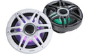 Clarion Premium 7.7" marine speakers with built-in RGB LED lights (CMSP-771RGB-SWG)