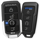 Omega AL-1680-B Remote Start w/ Alarm System (Manual w/ Push Button Ignition) + LINKR-LT3