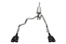 Corsa 19-25 Chevy Silverado 1500 CatBack Dual Rear Exit with Twin 4in Black Powder Ct ProSeries Tips