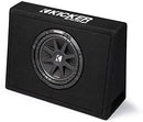 Single Comp 10-Inch Sub in Thin Profile Vented Box, 4-Ohm, 150W