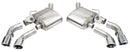Corsa 16-24 Chevrolet Camaro SS/ZL1 6.2L V8 Polished Xtreme Axle-Back Exhaust (w/ Factory NPP Valve)