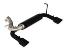 MBRP 07-14 Jeep Wrangler/Rubicon 3.6L/3.8L V6 Axle-Back Dual Rear Exit Black Performance Exhaust Sys