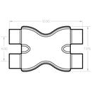 MagnaFlow Smooth Trans X 2.25/2.25 X 12 SS
