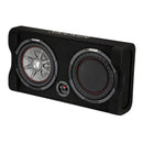 TRTP 10-inch (25cm) Thin Down Firing Subwoofer and Passive Radiator Enclosure, 2-Ohm