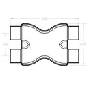 MagnaFlow Smooth Trans X 2.25/2.25 X 12 SS