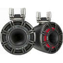 Kicker 44KMTC114 - 11" Wakeboard Tower Speakers w/ LED grilles (Black) - Installations Unlimited